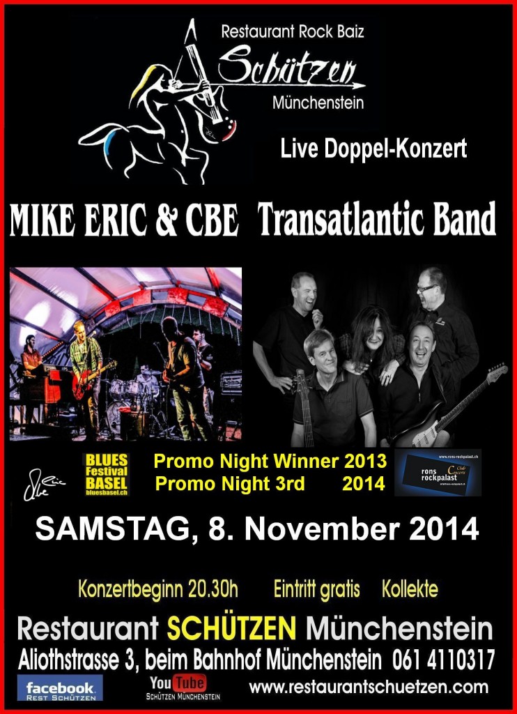 8.11.2014 Mike Eric, Transatlantic Band